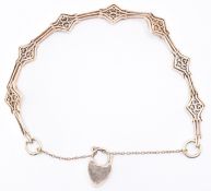 9CT GOLD GATELINK BRACELET