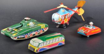 COLLECTION OF X4 EARLY VINTAGE TINPLATE