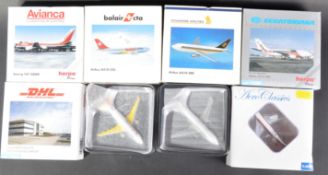 COLLECTION OF GERMAN HERPA WINGS SCALE MODEL AIRCRAFTS