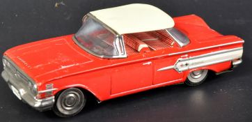 ORIGINAL VINTAGE TINPLATE FRICTION MOTOR CHEVROLET IMPALA