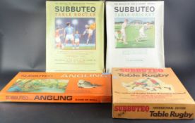 COLLECTION OF X4 VINTAGE SUBBUTEO GAMES