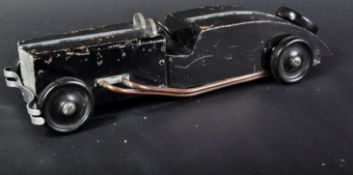 VINTAGE BRITISH MADE TINPLATE MODEL SPORTS CAR