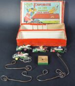 EARLY 20TH CENTURY GLEVUM MECHANICAL RACE HORSE RACING GAME