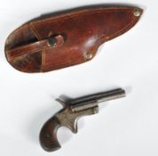 19TH CENTURY PERCUSSION MUFF / BOOT PISTOL