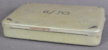 SCARCE WWII SECOND WORLD WAR SOE BOOBY TRAP MINE TIN