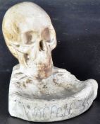 WWII SECOND WORLD WAR INTEREST - DEATH HEAD / SKULL ASHTRAY