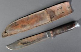 VINTAGE WWII SECOND WORLD WAR ERA LARGE DAGGER / KNIFE