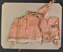 BARON VON RICHTHOFEN - THE RED BARON - SECTION OF FABRIC WWI