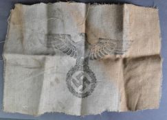 ORIGINAL WWII SECOND WORLD WAR GERMAN NAZI GRAIN SACK EMBLEM