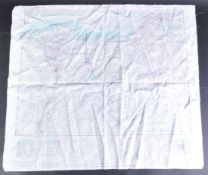 WWII INTEREST - ORIGINAL NORTH AFRICA SILK ESCAPE MAP