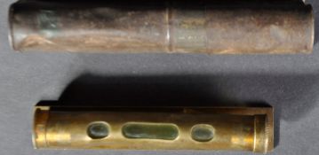 WWI FIRST WORLD WAR - 303 MACHINE GUN BRASS SPIRIT LEVEL