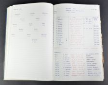 1960S FORMULA ONE / F1 HANDWRITTEN LOG OF RACES & WINNERS