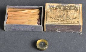 MI9 ESCAPE & EVADE - WWII MATCHBOX WITH HIDDEN COMPASS