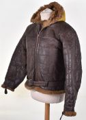WWII SECOND WORLD WAR - ORIGINAL COASTAL COMMAND IRVIN RAF JACKET