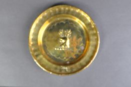 EARLY 20TH CENTURY BRITISH LOVAT SCOUTS RELATED BRASS CHARGER