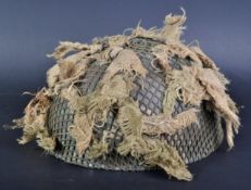 ORIGINAL WWII BRITISH AIRBORNE STEEL UNIFORM HELMET - COMPLETE EXAMPLE