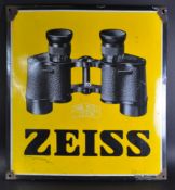 CARL ZEISS - ZEISS - ORIGINAL C1930S ENAMEL ADVERTISING SIGN