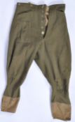 WWII SECOND WORLD WAR BRITISH ARMY UNIFORM BREECHES / TROUSERS