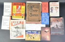 WWI & WWII WAR RELATED EPHEMERA & PUBLICATIONS