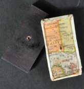 WWII INTEREST - SECRET MAP HIDDEN INSIDE A VINTAGE DOMINO