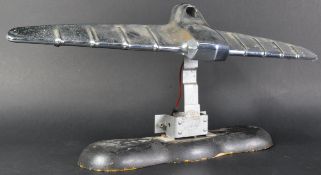 UNUSUAL ART DECO STYLE AVIATION INTEREST DESK LAMP