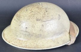 WWII SECOND WORLD WAR BRODIE HELMET WITH DESERT CAMOUFLAGE