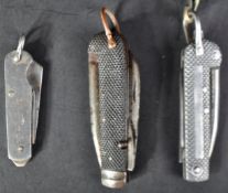 WWII SECOND WORLD WAR COLLECTION OF JACK KNIVES