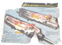 SET OF THREE ORIGINAL AMERICAN BROWING MACHINE GUN LARGE TRAINING POSTERS