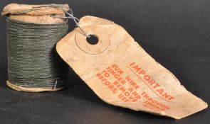 WWII SECOND WORLD WAR SOE / MI9 TYPE UNUSED REEL OF TRIP WIRE