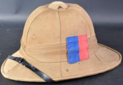 WWII SECOND WORLD WAR BRITISH ARMY PITH HELMET