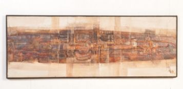 ROSSLYN RUIZ STYLE 3D MIXED MEDIA RELIEF WALL ART