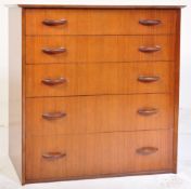 WRIGHTON FURNITURE - MID CENTURY TEAK CHEST OF DRAWERS
