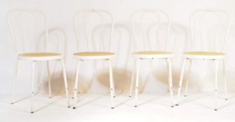 SET OF RETRO VINTAGE THONET INSPIRED CAFE BISTRO CHAIRS