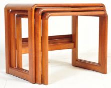 DANISH DYRLUND TEAK WOOD NEST OF GRADUATING TABLES