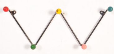 RETRO 20TH CENTURY SPUTNIK ATOMIC WIREWORK COAT RACK