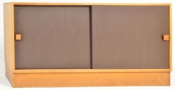 RETRO VINTAGE MID 20TH CENTURY TEAK BOOKCASE / CREDENZA
