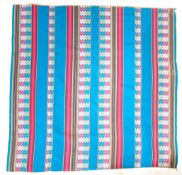 CONTEMPORARY PERUVIAN POLYCHOME RUG / THROW