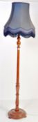 EARLY 20TH CENTURY MAHOGANY STANDARD LAMP