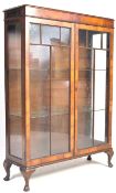 REGENCY REVIVAL MAHOGANY CHINA DISPLAY CABINET