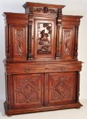 19TH CENTURY FRENCH WALNUT BUFFET DE CORPS CABINET