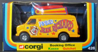 VINTAGE CORGI JEAN RICHARD PINDER CIRCUS BOOKING OFFICE