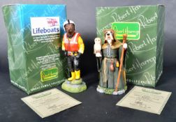 ROBERT HARROP - DOGGIE PEOPLE - TWO LIMITED EDITION FIGURES