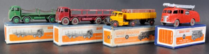 COLLECTION OF VINTAGE DINKY TOYS DIECAST MODEL TRUCKS