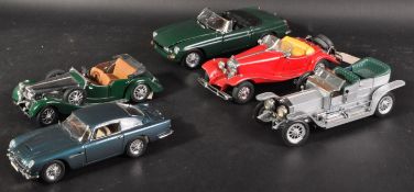 COLLECTION OF FRANKLIN / DANBURY MINT DIECAST MODEL CARS