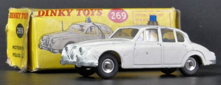 ORIGINAL VINTAGE DINKY TOYS DIECAST MODEL POLICE CAR