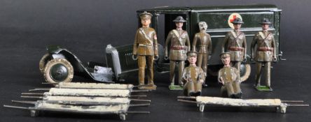 VINTAGE BRITIANS PRE-WAR AMBULANCE WITH PARAMEDIC STRETCHERS