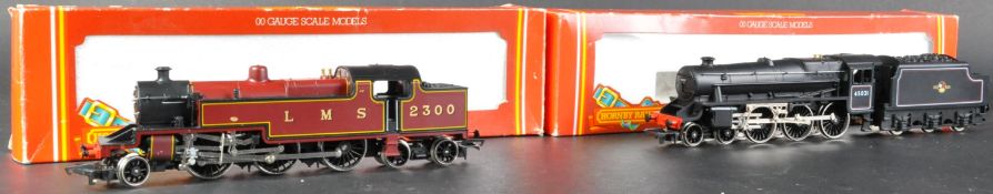 TWO VINTAGE HORNBY 00 GAUGE MODEL RAILWAY TRAIN SET LOCOMOTIVES