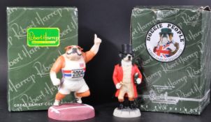 ROBERT HARROP - DOGGIE PEOPLE - TWO LIMITED EDITION FIGURES