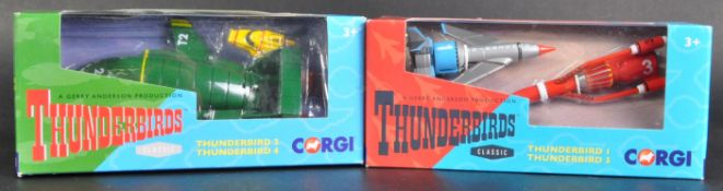 TWO ORIGINAL CORGI DIECAST MODEL THUNDERBIRDS