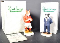 ROBERT HARROP - DOGGIE PEOPLE - TWO LIMITED EDITION FIGURES
